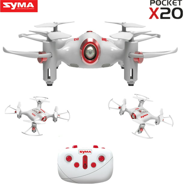 Syma X20 Pocket RC Quadcopter Drone 2.4Ghz 4CH Headless Altitude Hold Mode Black